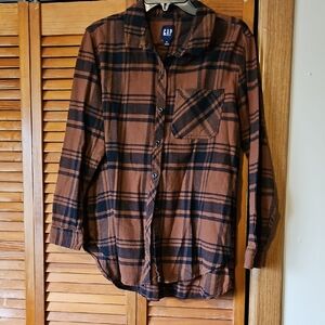 GAP Brown Button Down Shirt